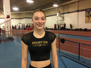 Jillian Catton at the York University Xmas Open Meet