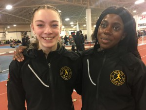 Jill and Liz at AO Champ Meet Mar 2-3 2019